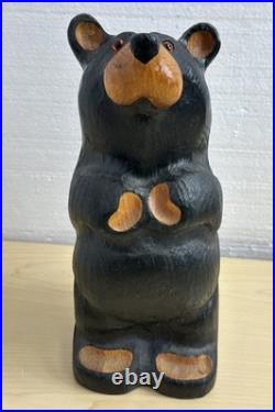 Jeff Fleming Bear Solid Wood Carving BIG SKY CARVERS 13 BAREFOOT BEAR Decor