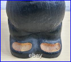 Jeff Fleming Bear Solid Wood Carving BIG SKY CARVERS 13 BAREFOOT BEAR Decor