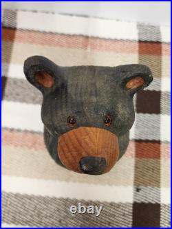 Jeff Fleming Bear Solid Wood Carving BIG SKY CARVERS 13 BAREFOOT BEAR Petey