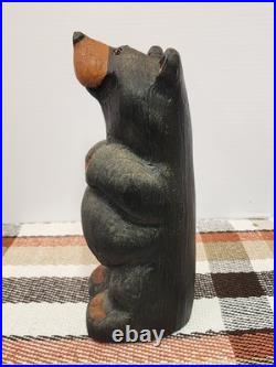 Jeff Fleming Bear Solid Wood Carving BIG SKY CARVERS 13 BAREFOOT BEAR Petey
