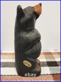 Jeff Fleming Bear Solid Wood Carving BIG SKY CARVERS 13 BAREFOOT BEAR Petey