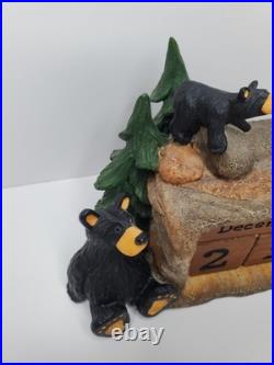Jeff Fleming Bearfoot Bears Perpetual Calendar Artist Proof A000 Big Sky Carvers