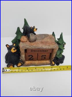 Jeff Fleming Bearfoot Bears Perpetual Calendar Artist Proof A000 Big Sky Carvers