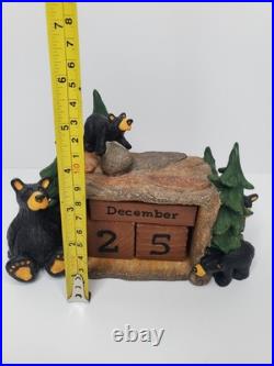 Jeff Fleming Bearfoot Bears Perpetual Calendar Artist Proof A000 Big Sky Carvers