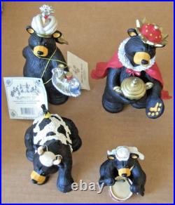 Jeff Fleming Bearfoots Black Bear Beartivity III Nativity Set #50479 Big Sky
