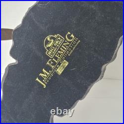 Jeff Fleming Bearfoots Canoe Trip Sculpture Big Sky Carvers Large 22 Retired