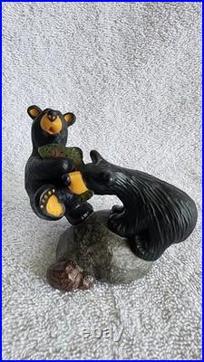 Jeff Fleming Bearfoots My Fish 2 Bears Trout Big Sky Carvers Montana Vintage