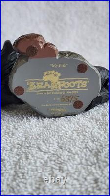 Jeff Fleming Bearfoots My Fish 2 Bears Trout Big Sky Carvers Montana Vintage