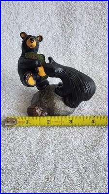 Jeff Fleming Bearfoots My Fish 2 Bears Trout Big Sky Carvers Montana Vintage