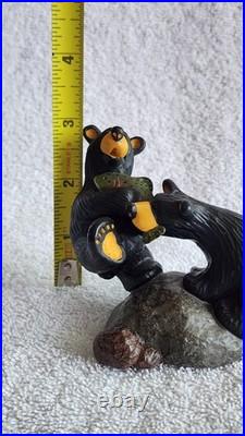Jeff Fleming Bearfoots My Fish 2 Bears Trout Big Sky Carvers Montana Vintage