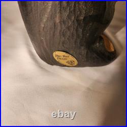 Jeff Fleming Big Sky Carvers BLACK BEAR Golf 12 Wood Carving Art EUC Rare New Jeff Fleming Big Sky Carvers BLACK BEAR Golf 12 Wood Carving Art EUC Rare New