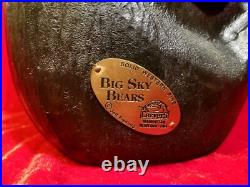 Jeff Fleming Big Sky Carvers BLACK BEAR Waving 13 Wood Carving Art EUC Rare Jeff Fleming Big Sky Carvers BLACK BEAR Waving 13 Wood Carving Art EUC Rare