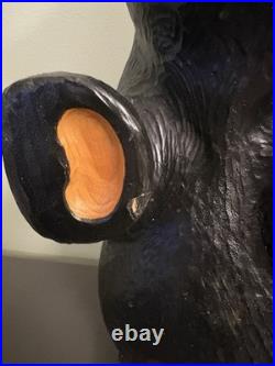 Jeff Fleming Big Sky Carvers Bear Wood Black Bear Statue 16