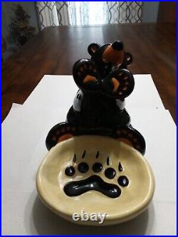 Jeff Fleming Big Sky Carvers Bearfoots Spoon/ Soap Holder