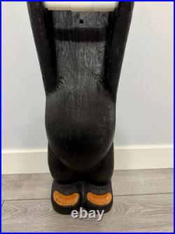 Jeff Fleming Big Sky Carvers Bears Bear Toilet Paper Tp Holder Cabin Cottage