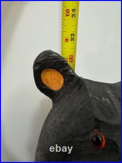 Jeff Fleming Big Sky Carvers Bears Bear Toilet Paper Tp Holder Cabin Cottage