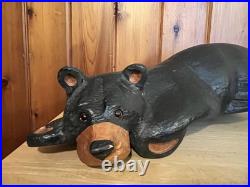 Jeff Fleming Big Sky Carvers Bonnie Wood Bear Carving Jeff Fleming Big Sky Carvers Bonnie Wood Bear Carving