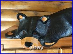 Jeff Fleming Big Sky Carvers Bonnie Wood Bear Carving