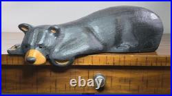 Jeff Fleming Big Sky Carvers Bonnie Wood Bear Carving Hand Made 20 Shelf Sitter