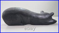 Jeff Fleming Big Sky Carvers Bonnie Wood Bear Carving Hand Made 20 Shelf Sitter