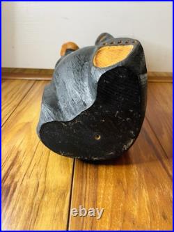 Jeff Fleming Big Sky Carvers Mikey Waving Bear Wood Black Bear Statue