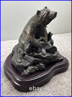 Jeff Fleming Big Sky Carvers Spring Cubs Bear Sculpture Bearfoots BIG Statue