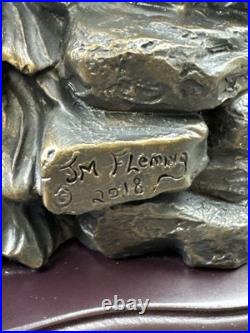 Jeff Fleming Big Sky Carvers Spring Cubs Bear Sculpture Bearfoots BIG Statue