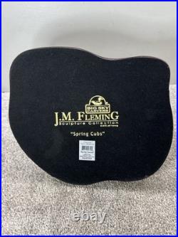 Jeff Fleming Big Sky Carvers Spring Cubs Bear Sculpture Bearfoots BIG Statue