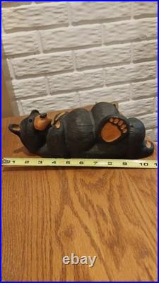 Jeff Fleming Big Sky Carvers Wood Black Bear Logan Bear