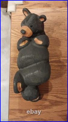 Jeff Fleming Big Sky Carvers Wood Black Bear Logan Bear