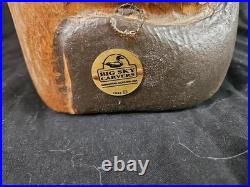 Jeff Fleming Big Sky Montana Carved Totem Of Eagle Bear And Salmon Signed 2002