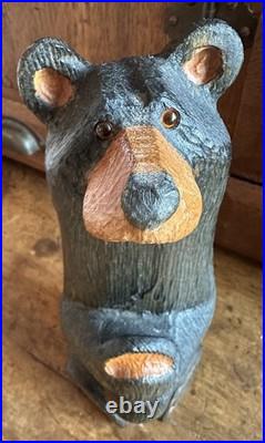 Jeff Fleming Carved Bear 11 Tall Big Sky Bears