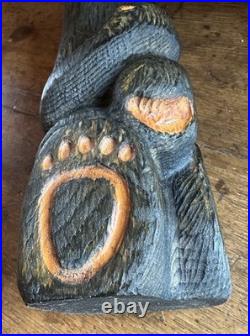 Jeff Fleming Carved Bear 11 Tall Big Sky Bears