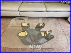 Jeff Flemming Big Sky Carvers Benny Bear Coffee Table