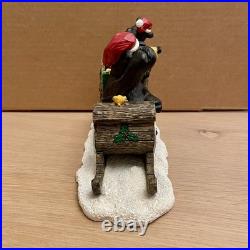 Jingle Bears BearFoots Figurine Sleigh Jeff Fleming Big Sky Carvers Christmas