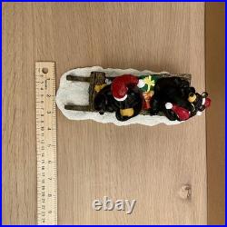 Jingle Bears BearFoots Figurine Sleigh Jeff Fleming Big Sky Carvers Christmas