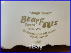 Jingle Bears Bear Foots Bears Jeff Fleming Big Sky Carvers Figure