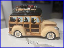 LIQUIDATION LARGE Detailed WOODY BEARS COOKIE JAR Big Sky Carver RETIRED 2012 LIQUIDATION LARGE Detailed WOODY BEARS COOKIE JAR Big Sky Carver RETIRED 2012