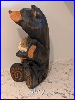 Large 16 Big Sky Carvers Bear with Fish D U Feet Wood Carving by Jeff Fleming