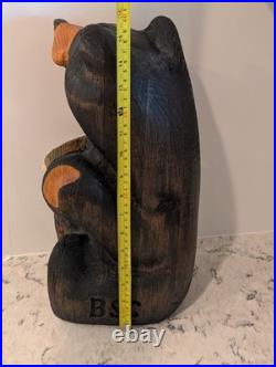 Large 16 Big Sky Carvers Bear with Fish D U Feet Wood Carving by Jeff Fleming