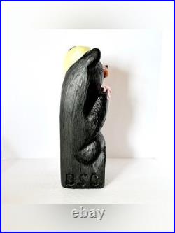 Large 17 Big Sky Carvers Kris Santa Bear Wood Carving by Jeff Fleming SCARCE