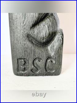 Large 17 Big Sky Carvers Kris Santa Bear Wood Carving by Jeff Fleming SCARCE