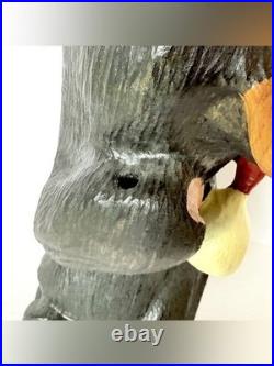 Large 17 Big Sky Carvers Kris Santa Bear Wood Carving by Jeff Fleming SCARCE
