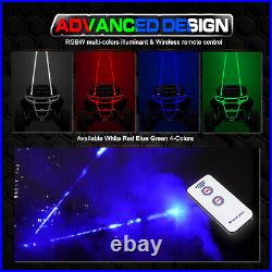 Laser RGBW Whip Lights Sky Tracer Round Spot Pods Overlanding Identifier ATV UTV