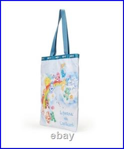 LeSportsac x Care Bears Large Emerald Tote Care Bears Rainbow Sky Japan NEW