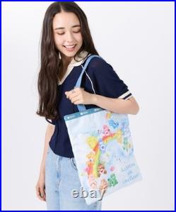 LeSportsac x Care Bears Large Emerald Tote Care Bears Rainbow Sky Japan NEW