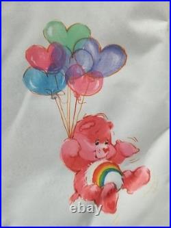 Lesportsac × Care Bears Large Emerald Tote Rainbow Sky NWT 80s Cartoons Toys