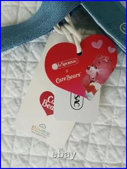 Lesportsac × Care Bears Large Emerald Tote Rainbow Sky NWT 80s Cartoons Toys
