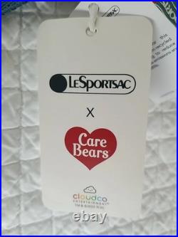 Lesportsac × Care Bears Large Emerald Tote Rainbow Sky NWT 80s Cartoons Toys