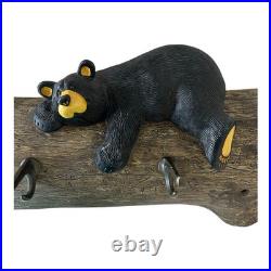 Lg Big Sky Carvers Jasper Bear Coat Rack Jeff Fleming Bearfoots Wall Hanger 26 Lg Big Sky Carvers Jasper Bear Coat Rack Jeff Fleming Bearfoots Wall Hanger 26